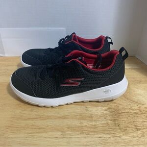 Skechers Go Walk Goga Mat 216231 Max‎ Painted Sky Black Red Men's Size 8.5